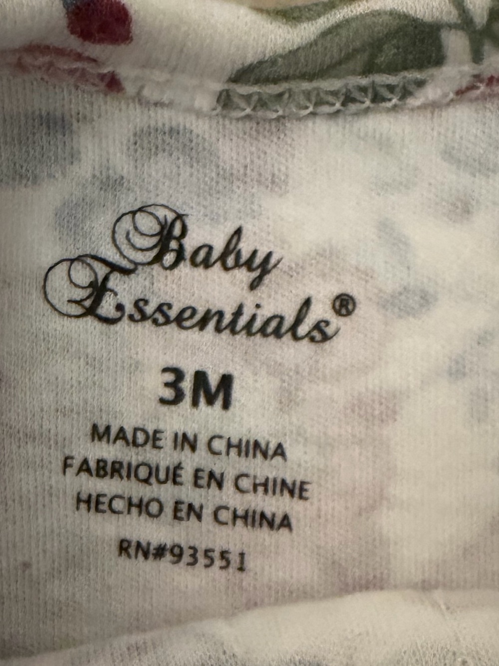#33 - Baby 🍼 Girl Bundle 3 Pc Set 0-3M Floral Monica + Andy & Baby Essentials - Picture 8 of 9